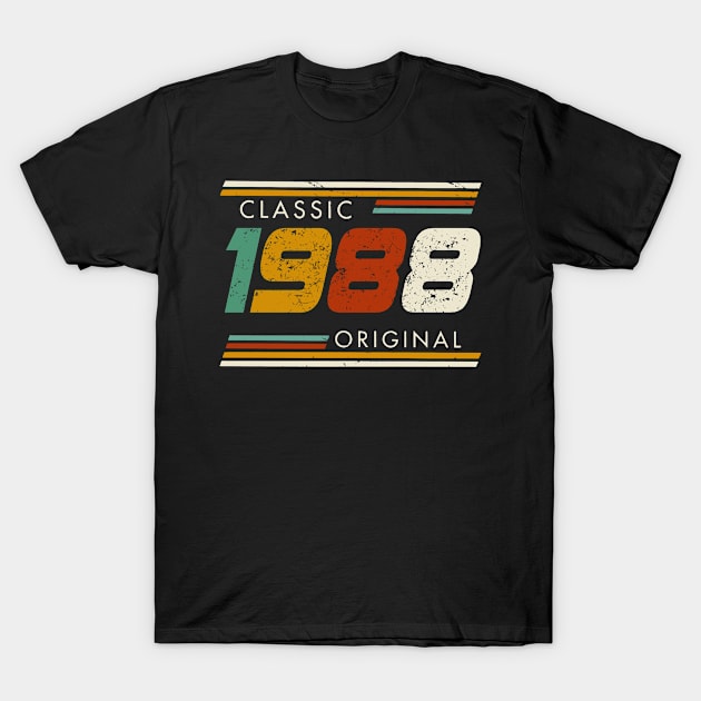 Classic 1988 Original Vintage T-Shirt by sueannharley12